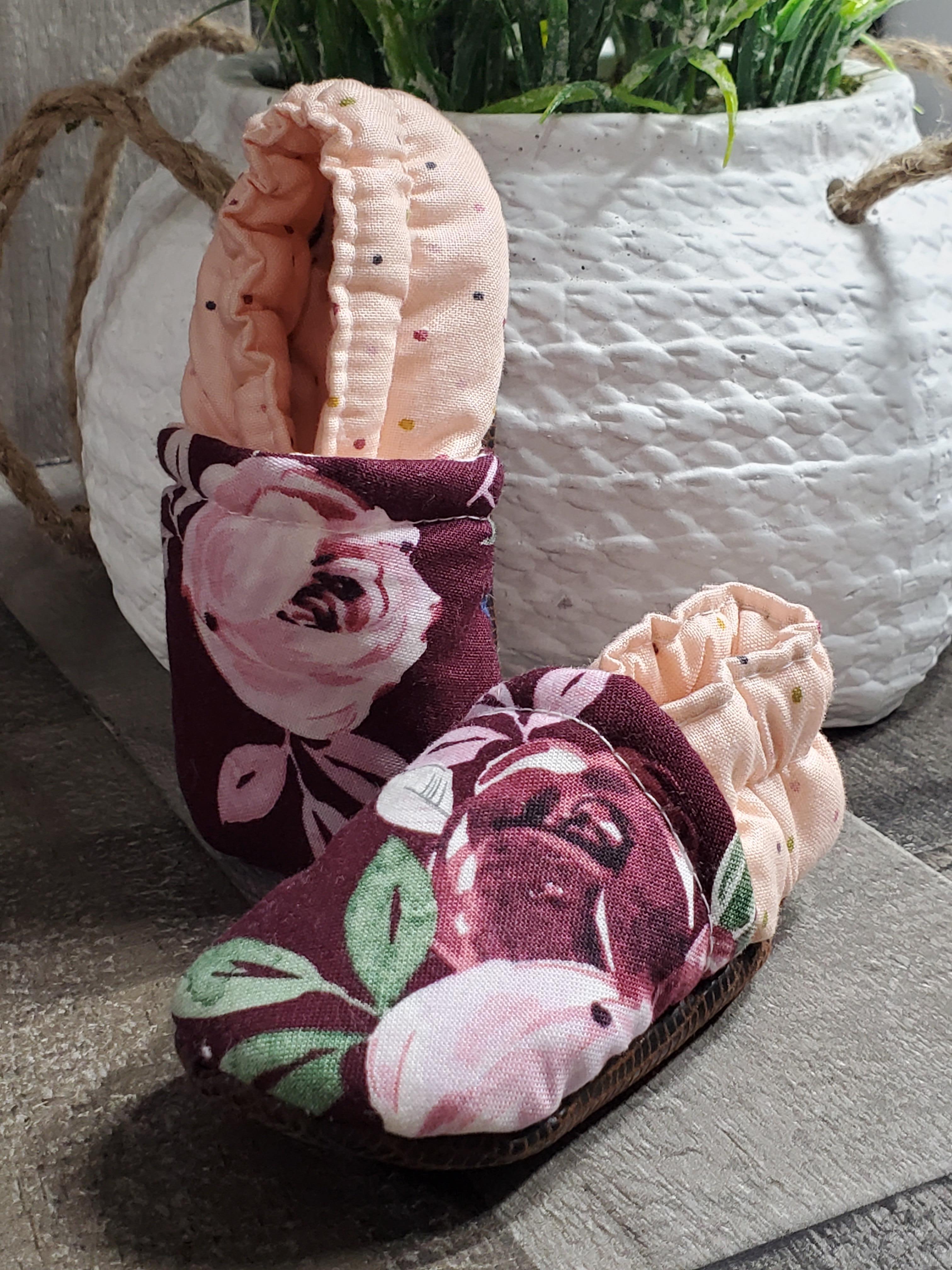 PLKC Floral Wine Mocc
