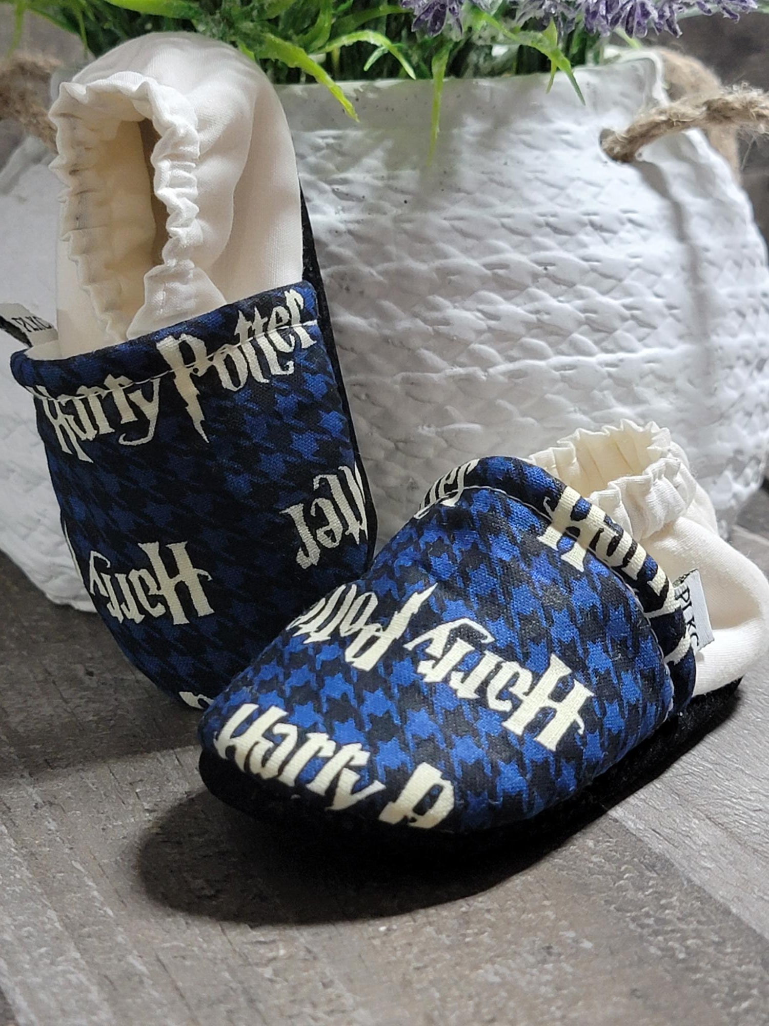 PLKC HP Houndstooth Blue Mocc