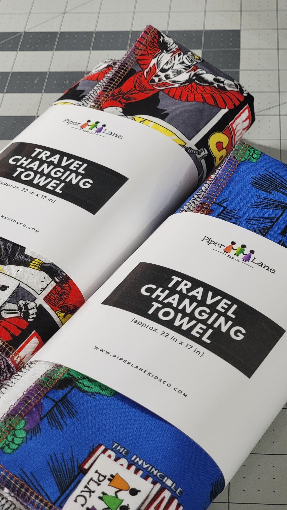 PLKC Travel Changing Towel - Black