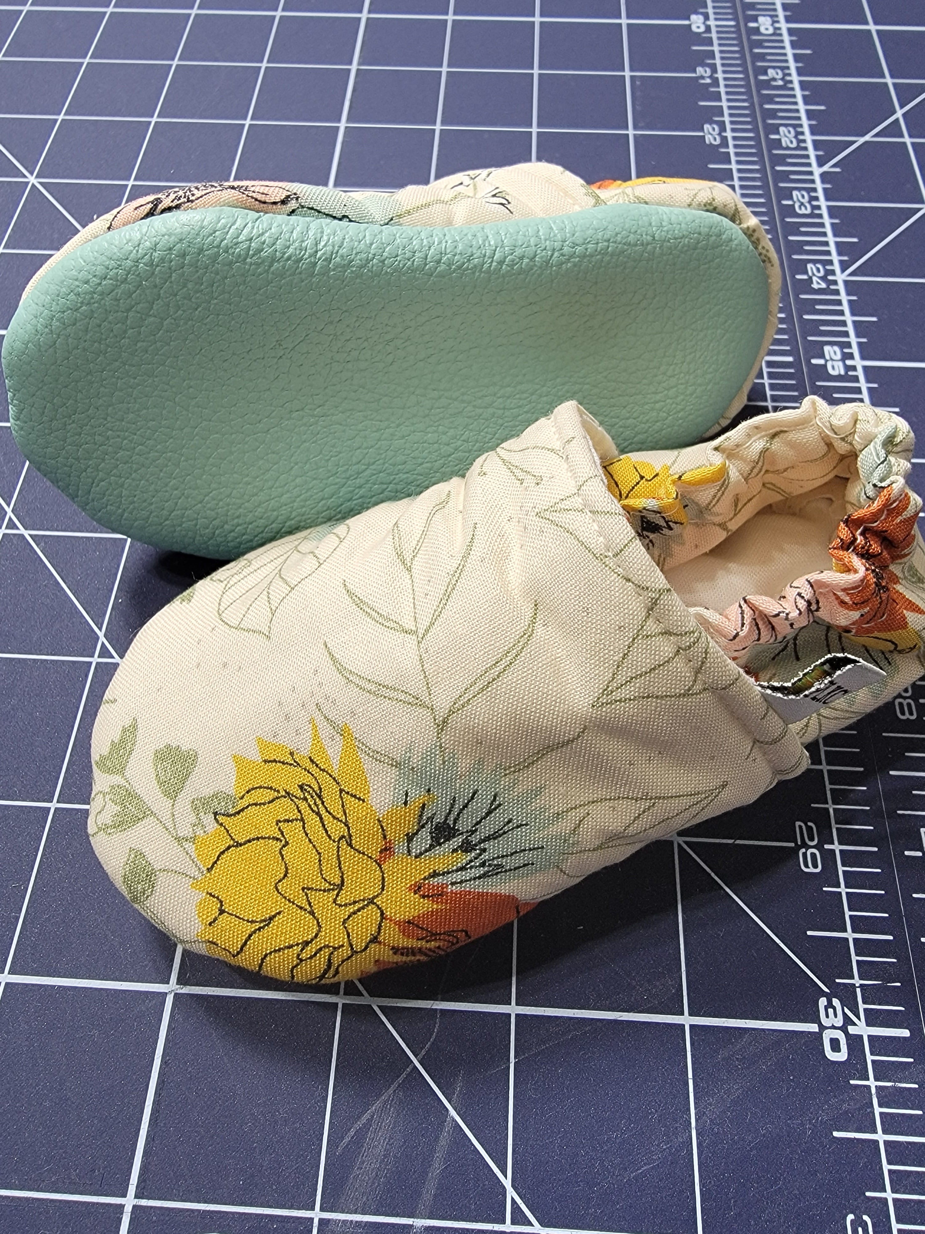 PLKC Teal Wildflowers Mocc